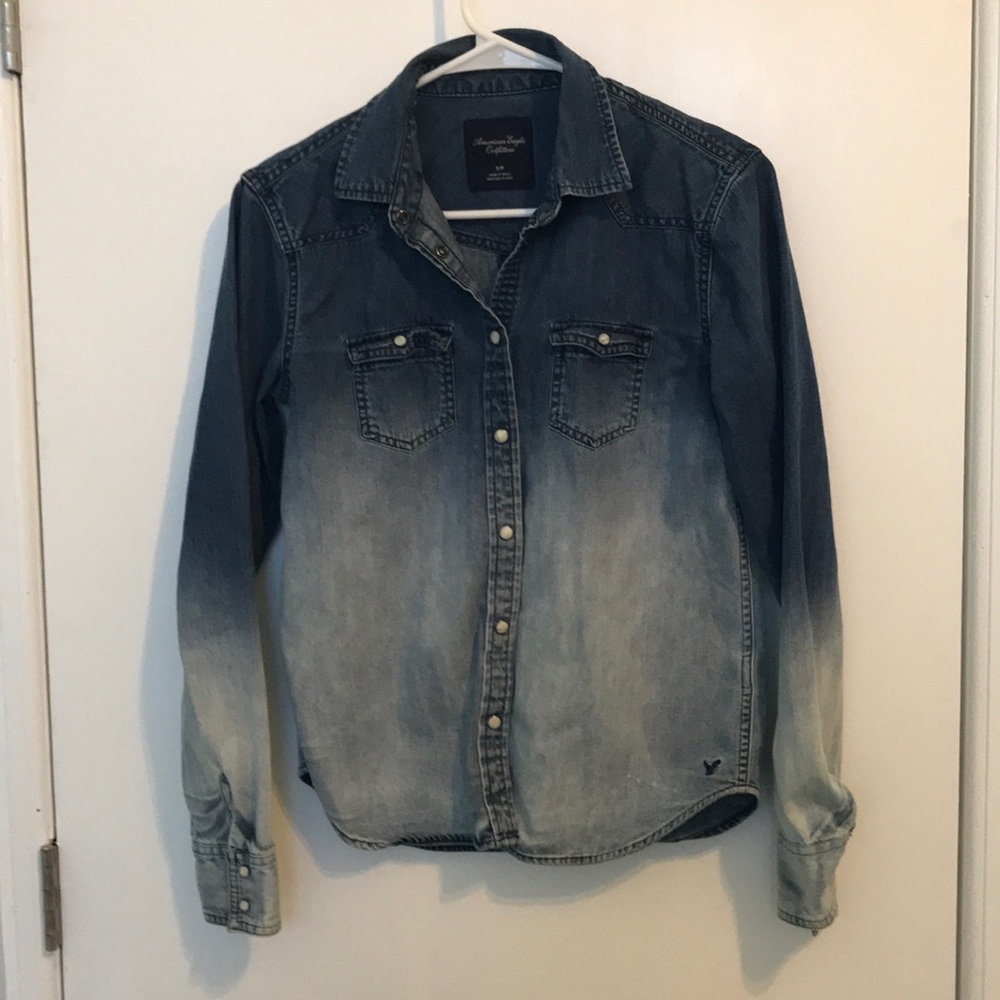 American eagle jean shirt